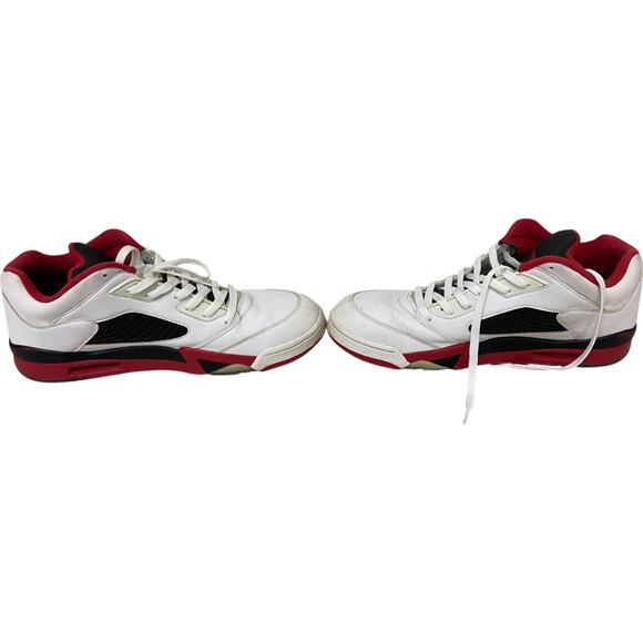 Air Jordan 5 Retro Low Fire Red Basketball Shoes Mens Size 13 Colorblock Leather main image 9